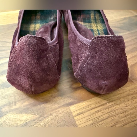 Born Julianne burgundy suede ballet flats - Picture 4 of 7